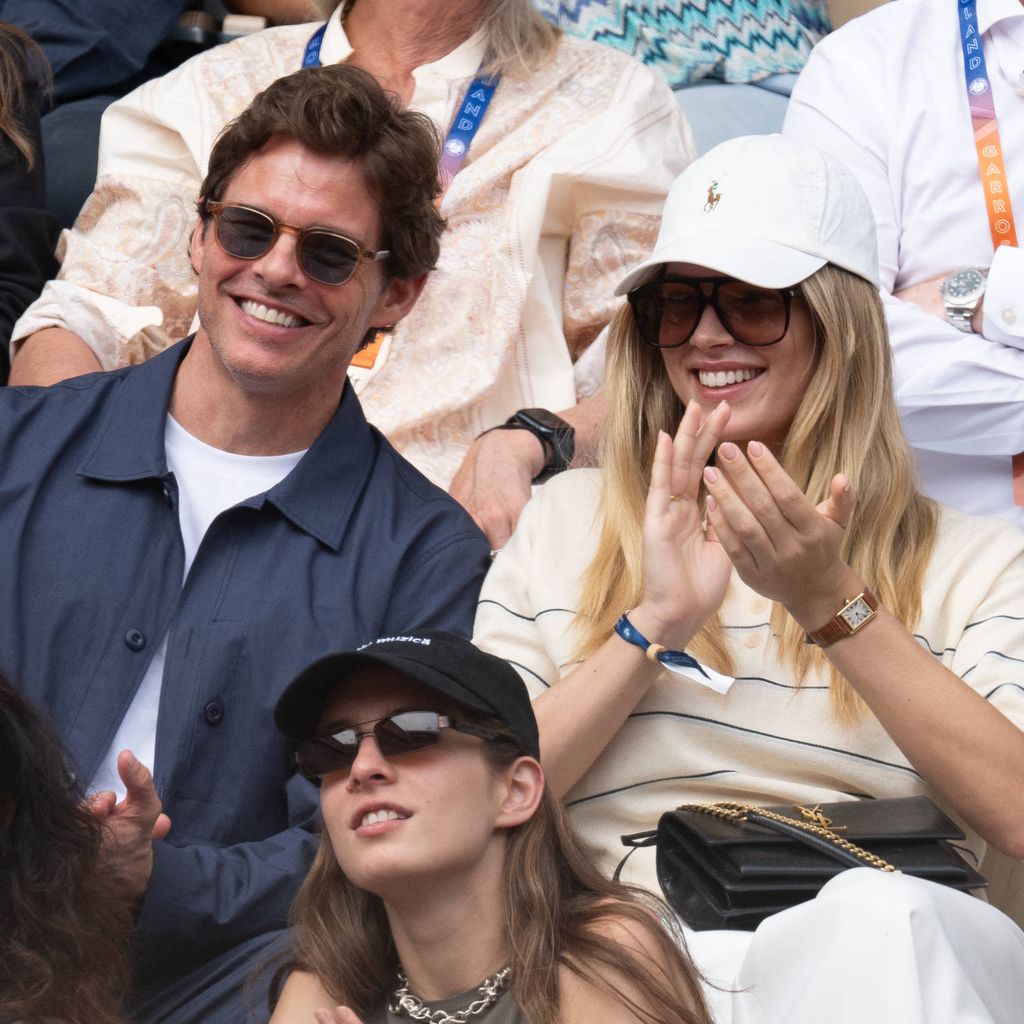 James Marsden und Frederique Brons bei den French Tennis Open im Juni 2025