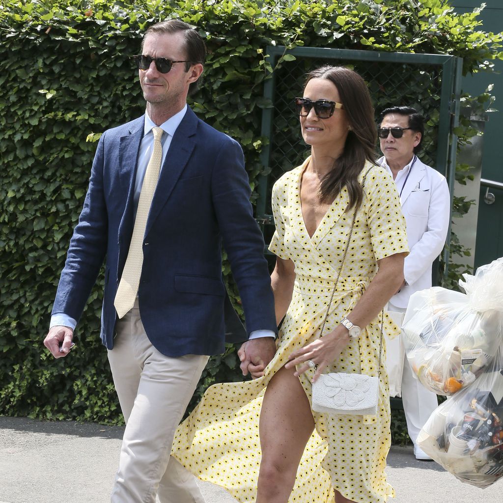 James Matthews und Pippa Middleton im Juli 2019 in Wimbledon