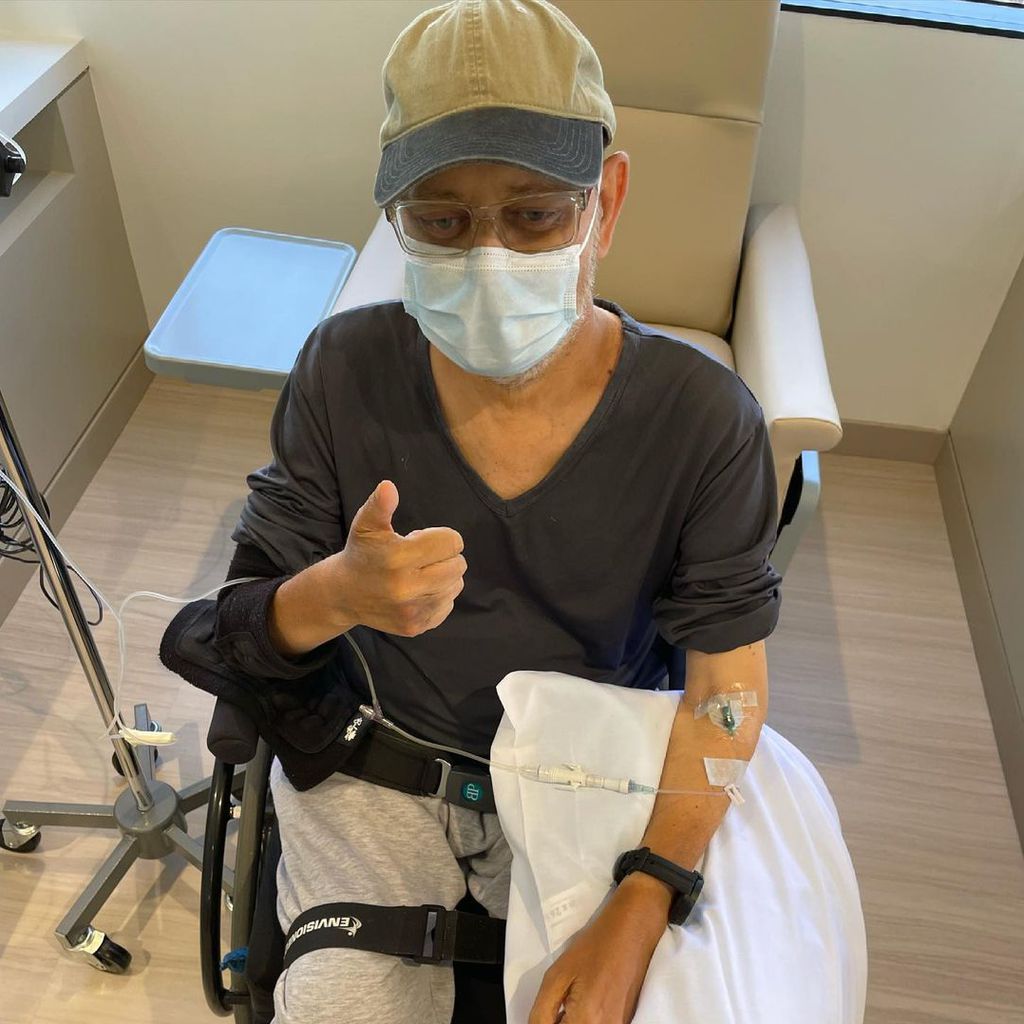 James Michael Tyler bei der Chemotherapie