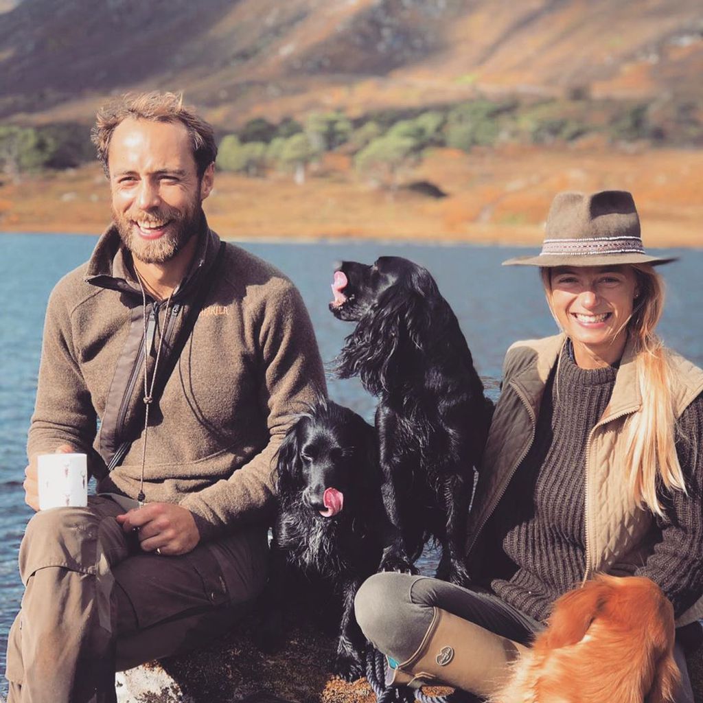 James Middleton mit seiner Verlobten Alizee Thevenet