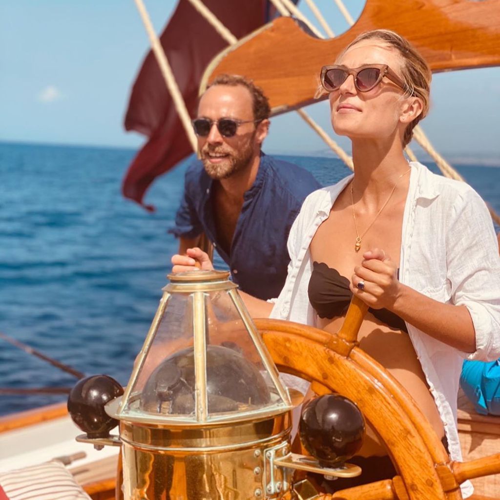 James Middleton und Alizee Thevenet in Italien, Sommer 2020