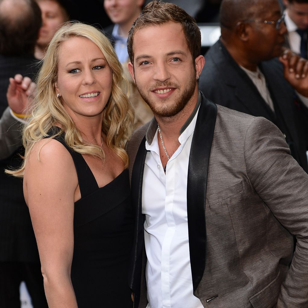 James Morrison (r.) und seine Frau Gill auf der "The Dark Knight Rises"-Premiere 2012