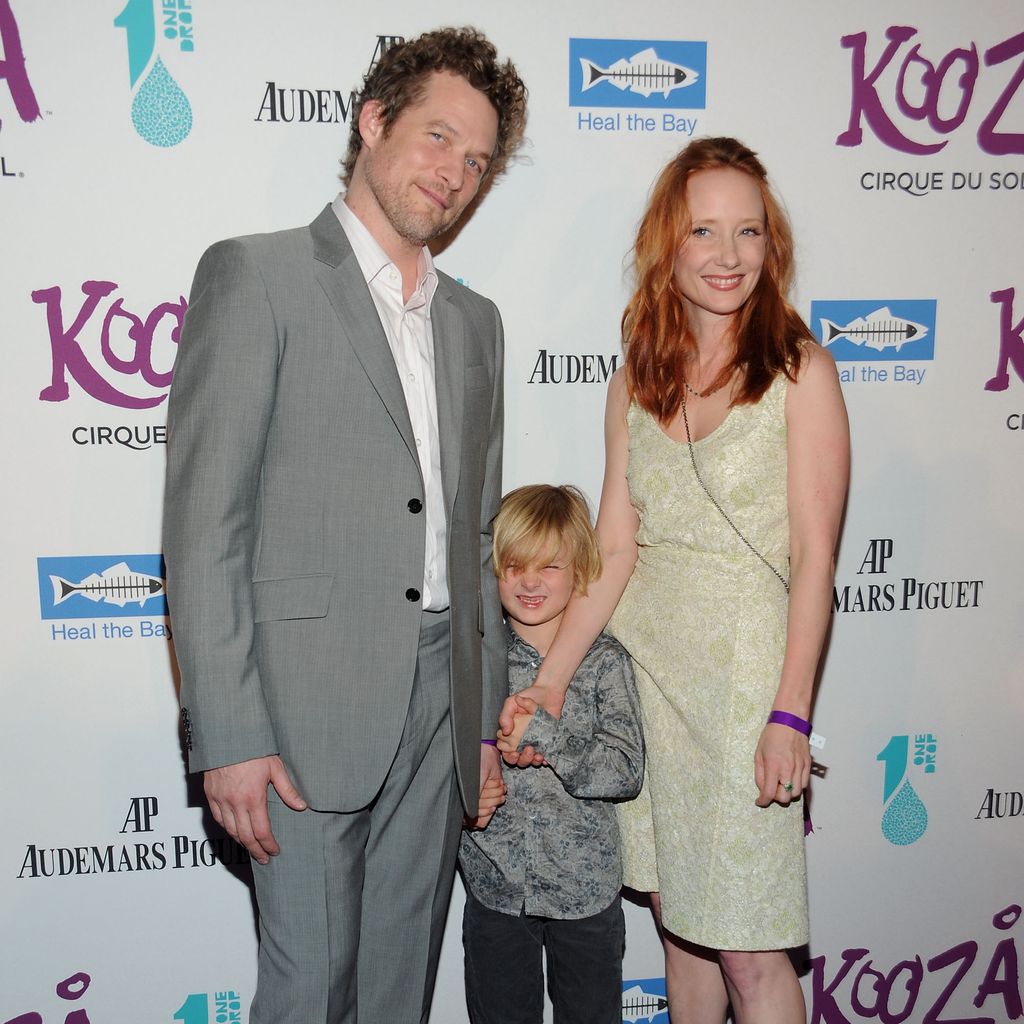 James Tupper und Anne Heche mit ihrem Sohn Atlas