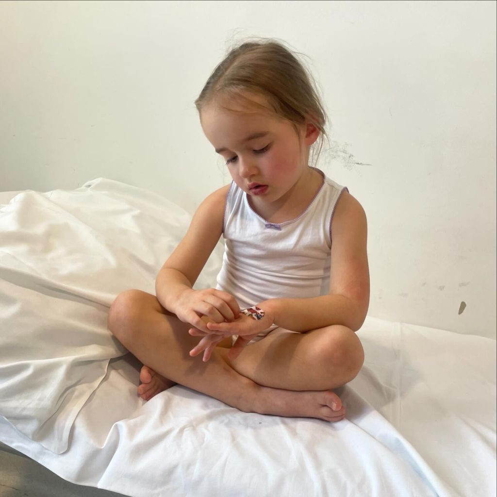 James und Ola Jordans Tochter Ella, Februar 2024