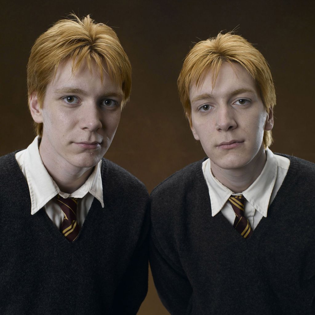 James und Oliver Phelps in "Harry Potter"