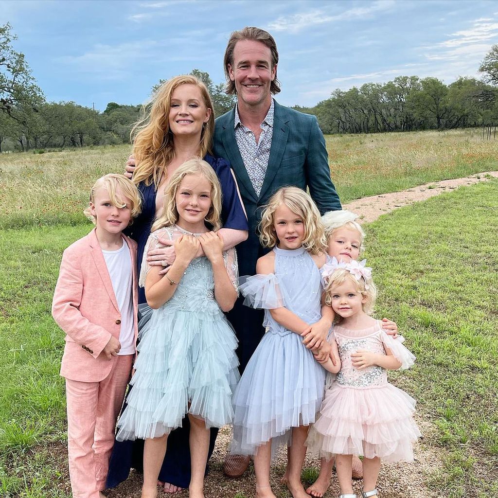 James Van Der Beeks mit seiner Familie im Mai 2021