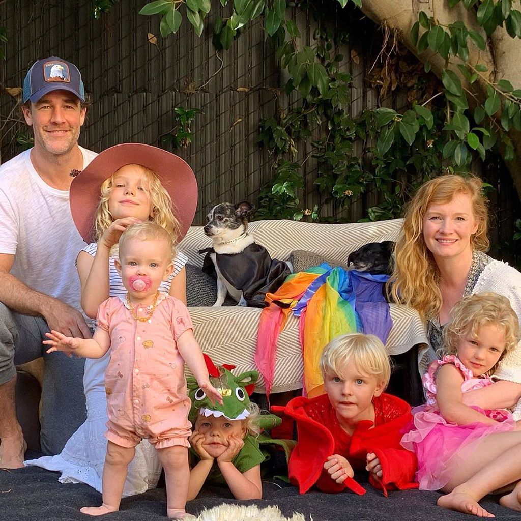 James Van der Beek mit seiner Frau Kimberly und ihren Kids