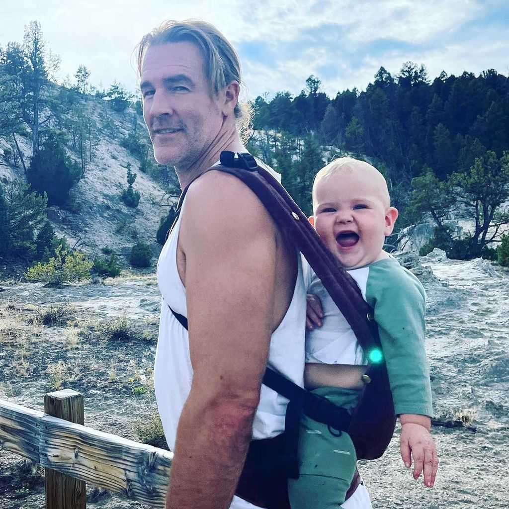 James Van der Beek und sein Sohn im Augsut 2022