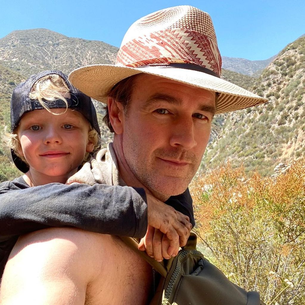 James Van der Beek und sein Sohn im November 2022