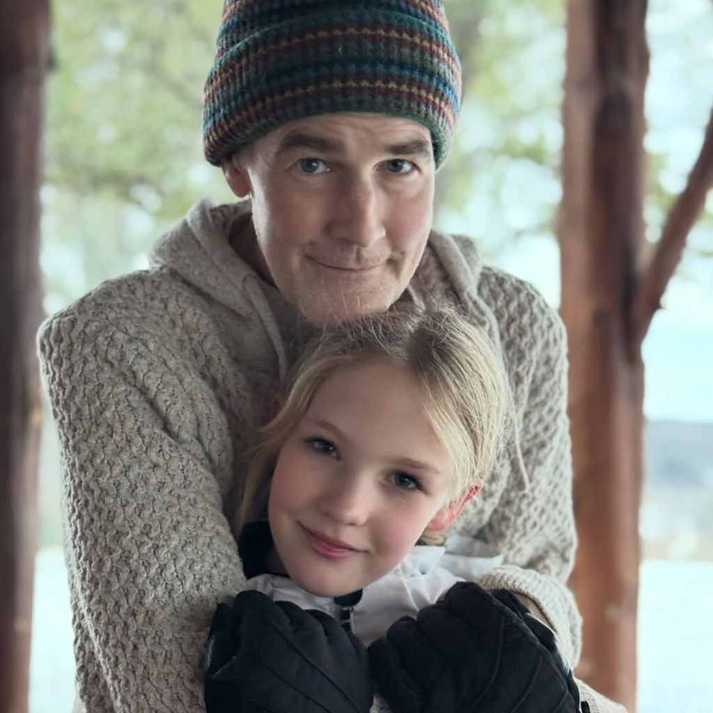 James Van der Beek mit seiner Tochter Annabel