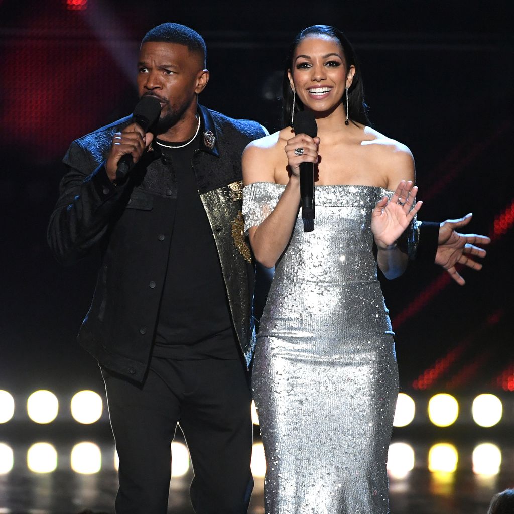 Jamie Foxx mit seiner Tochter Corinne bei den iHeartRadio Music Awards 2019