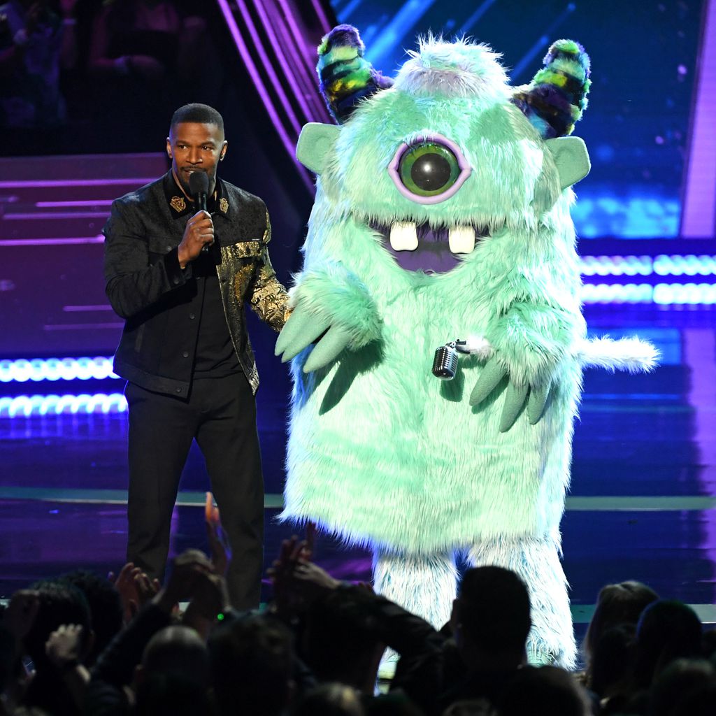 T-Pain (r., im Monster-Kostüm) mit Jamie Foxx bei den iHeartRadio Music Awards 2019