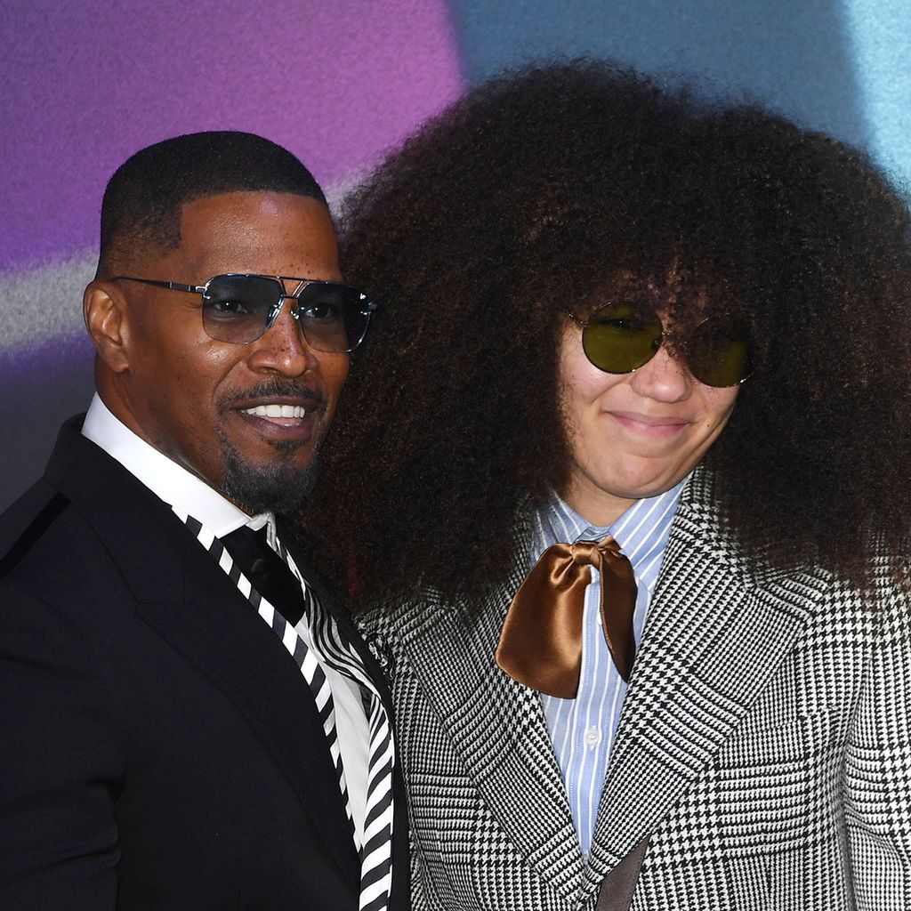 Jamie Foxx und Anelise Bishop bei der Premiere von "Back in Action" in Berlin, Januar 2025