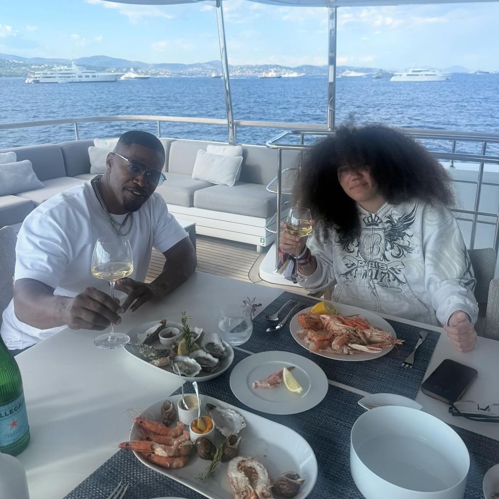 Jamie Foxx und seine Tochter Anelise Foxx