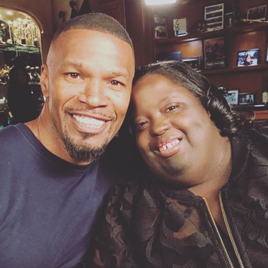 Jamie Foxx mit seiner Schwester DeOndra Dixon