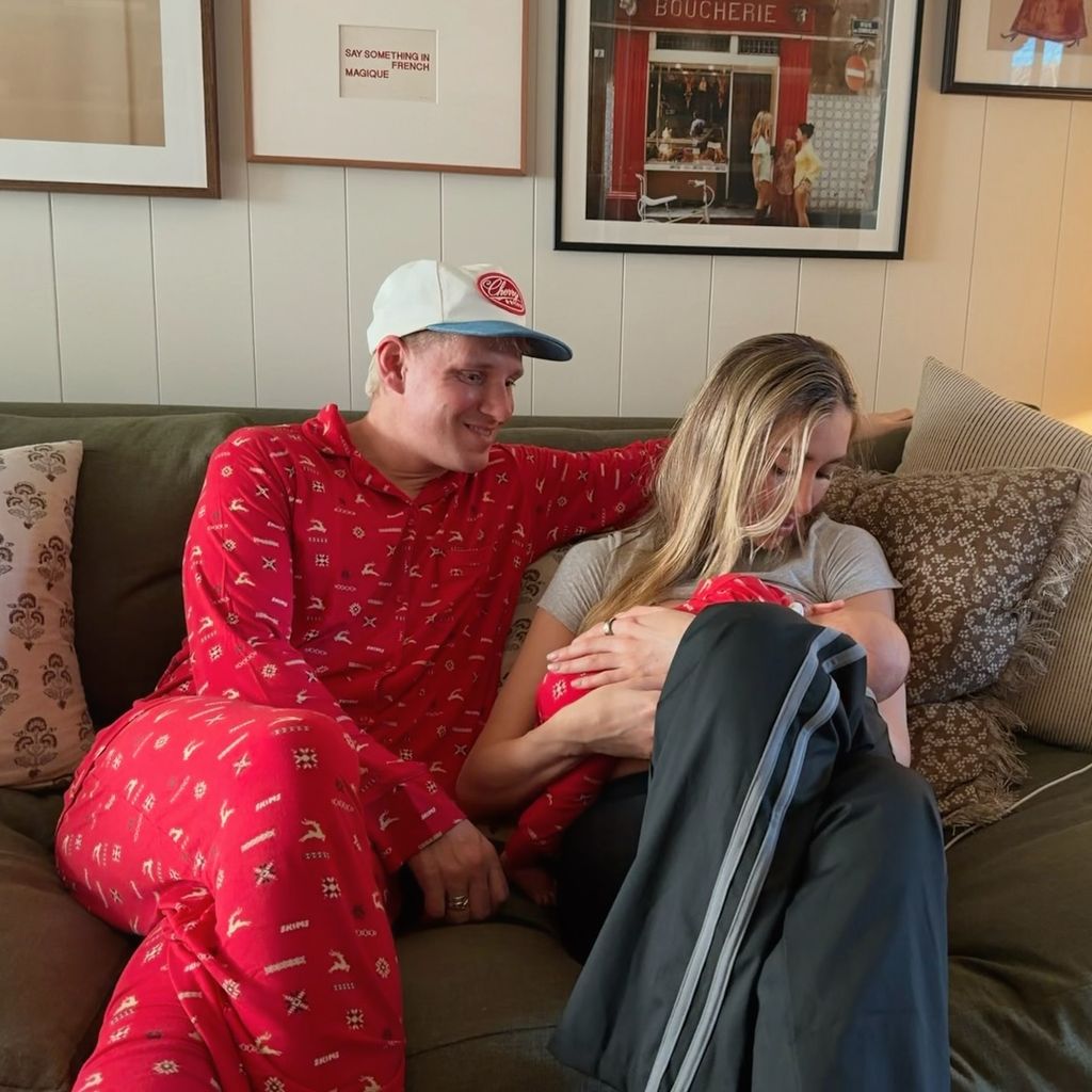 Jamie Laing und Sophie Habboo mit ihrem Baby Ziggy, Dezember 2025