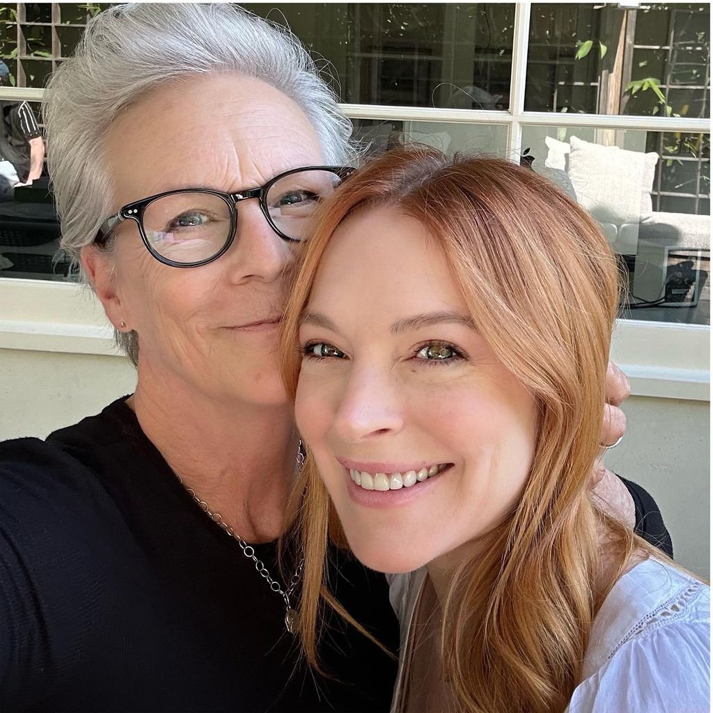 Jamie Lee Curtis und Lindsay Lohan im November 2023