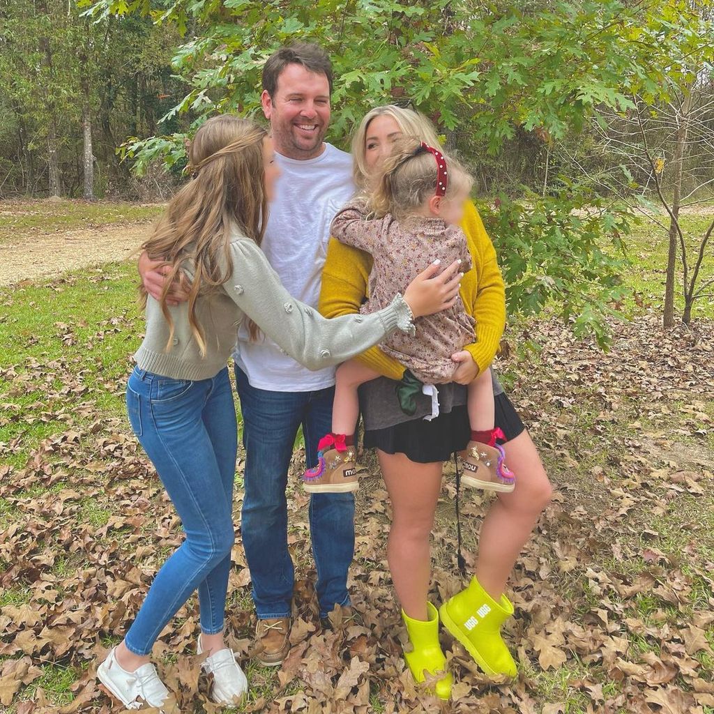 Jamie Lynn Spears mit ihrem Ehemann Jamie Watson und ihren Kindern Maddie Aldridge und Ivey Joan Wat