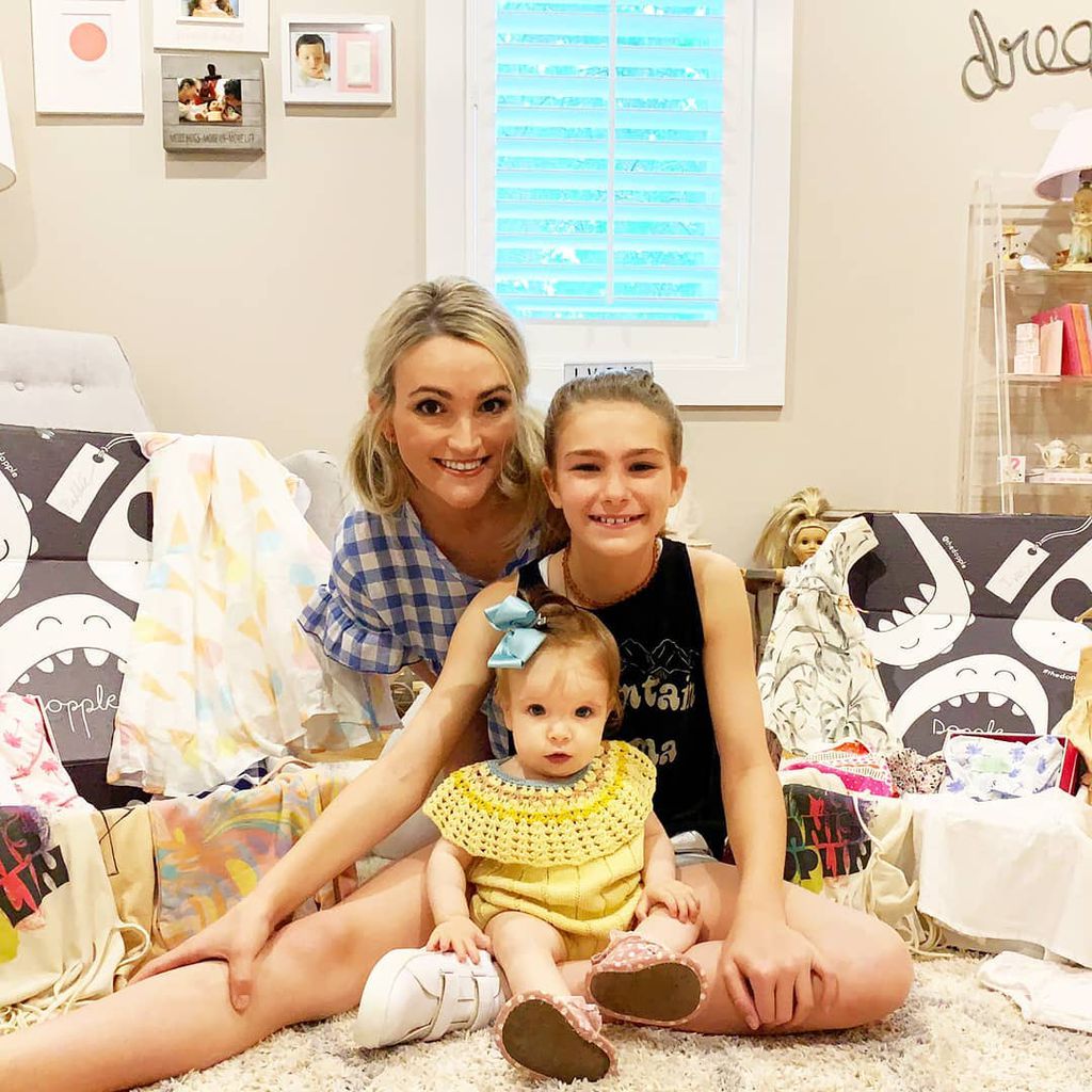 Jamie Lynn Spears mit ihren Töchtern Maddie und Ivey