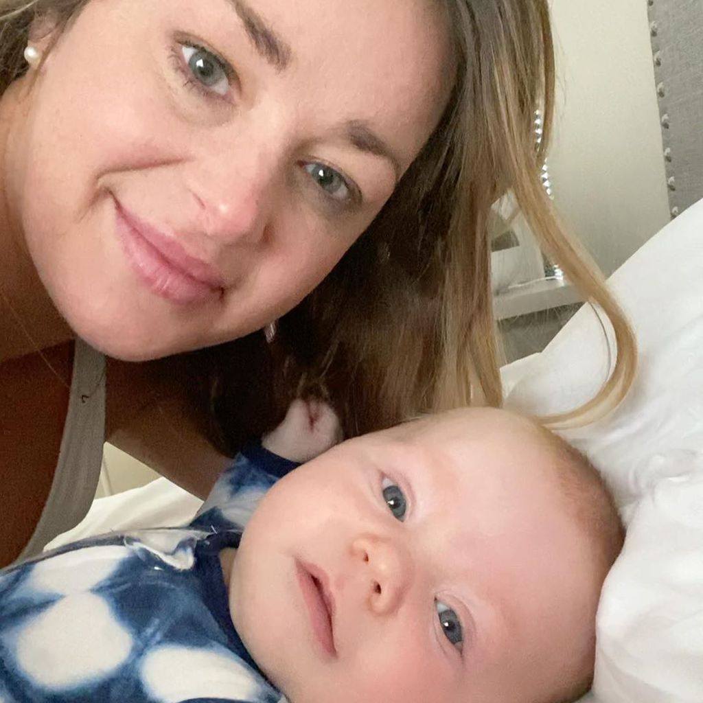 Jamie Otis mit ihrem Sohn Hendrix