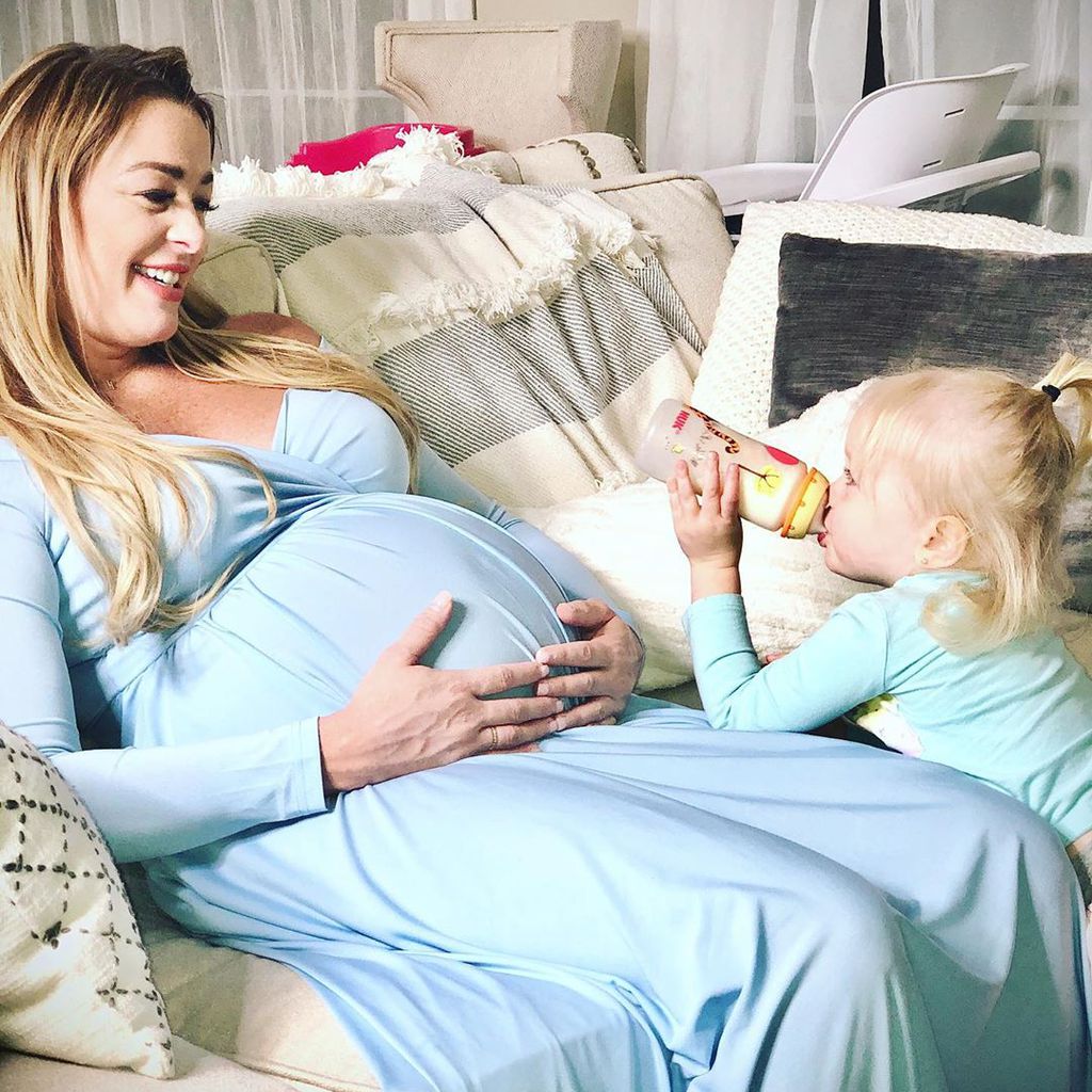 Jamie Otis und Tochter Henley, April 2020