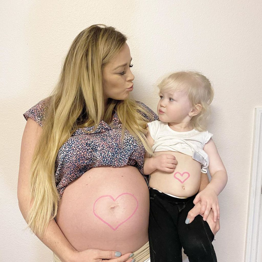 Jamie Otis und ihre Tochter Henley im Februar 2020