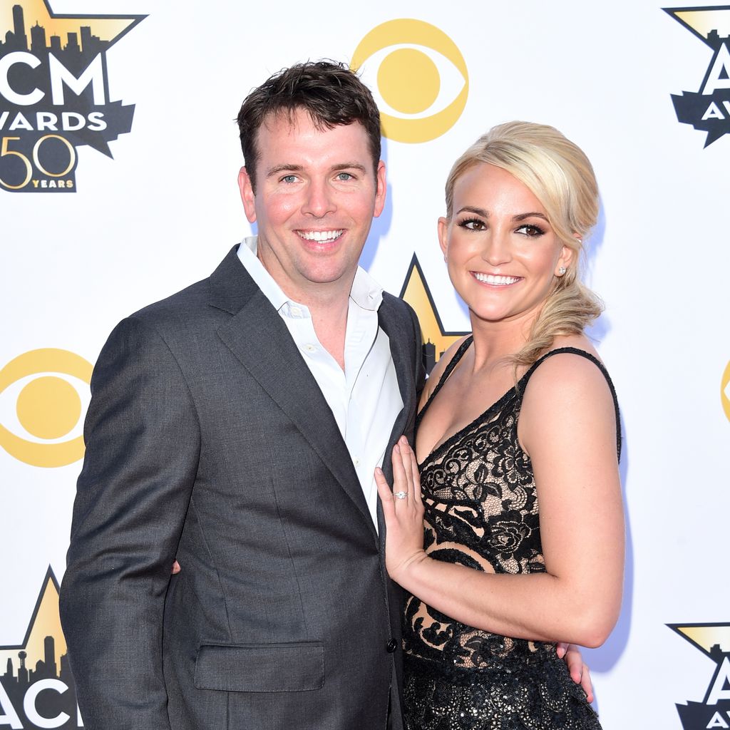 Jamie Watson und Jamie Lynn Spears bei den 50. Academy of Country Music Awards, 2015