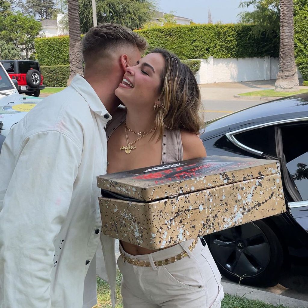 JamooTV und Addison Rae im August 2021