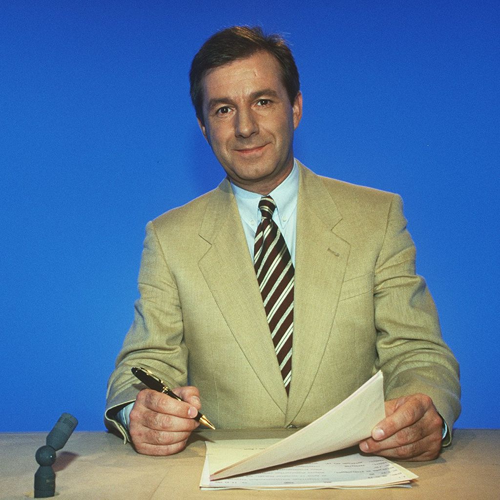 Jan Hofer bei der "Tagesschau", 1997