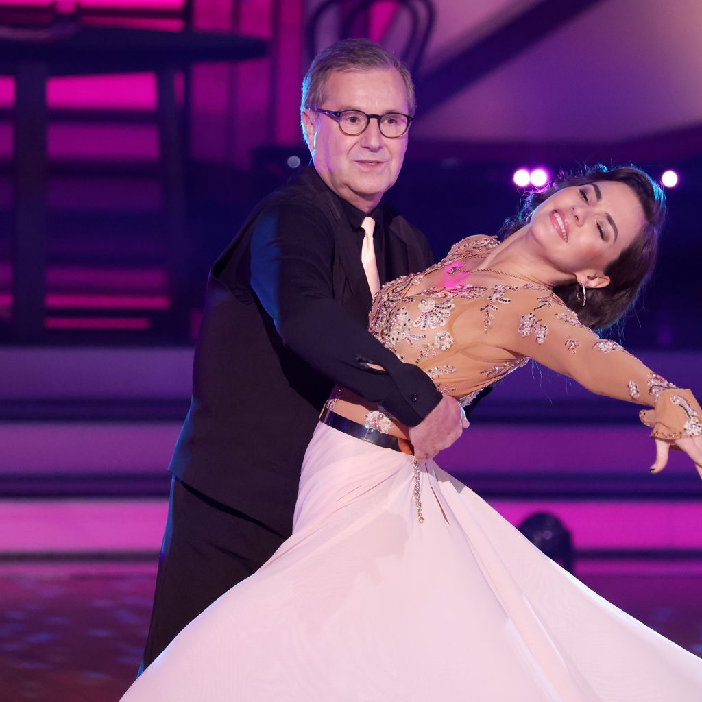 Jan Hofer und Renata Lusin in der Kennenlern-Show von "Let's Dance"