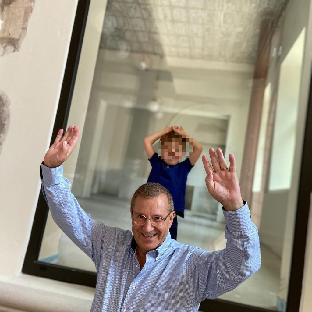 Jan Hofer und sein Sohn Henry