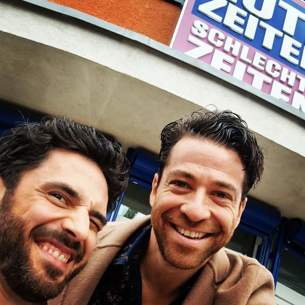 Jan Kittmann und Patrick Fernandez am GZSZ-Set