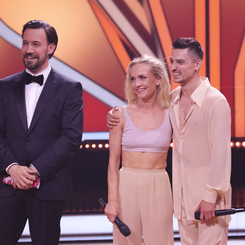 Jan Köppen, Janin Ullmann und Zsolt Sándor Cseke bei "Let's Dance"