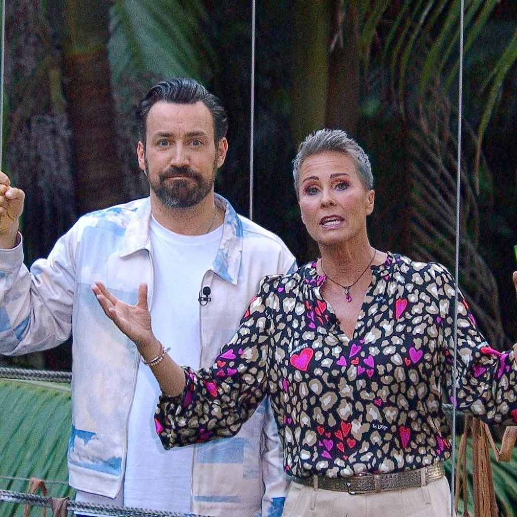 Jan Köppen und Sonja Zietlow im Dschungelcamp 2025