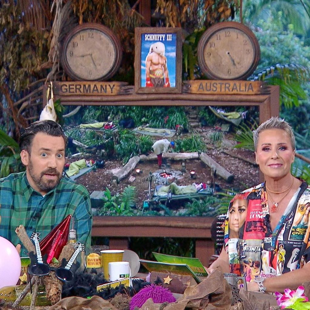 Jan Köppen und Sonja Zietlow, die Dschungelcamp-Moderatoren
