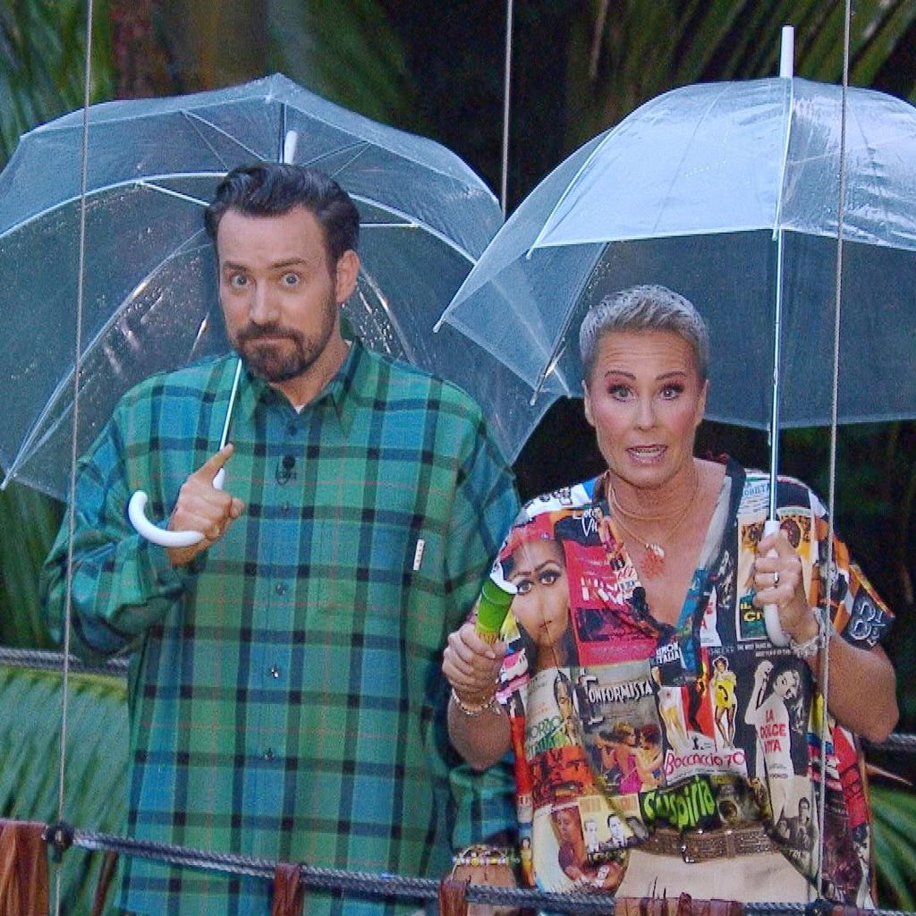 Jan Köppen und Sonja Zietlow im Dschungelcamp 2025