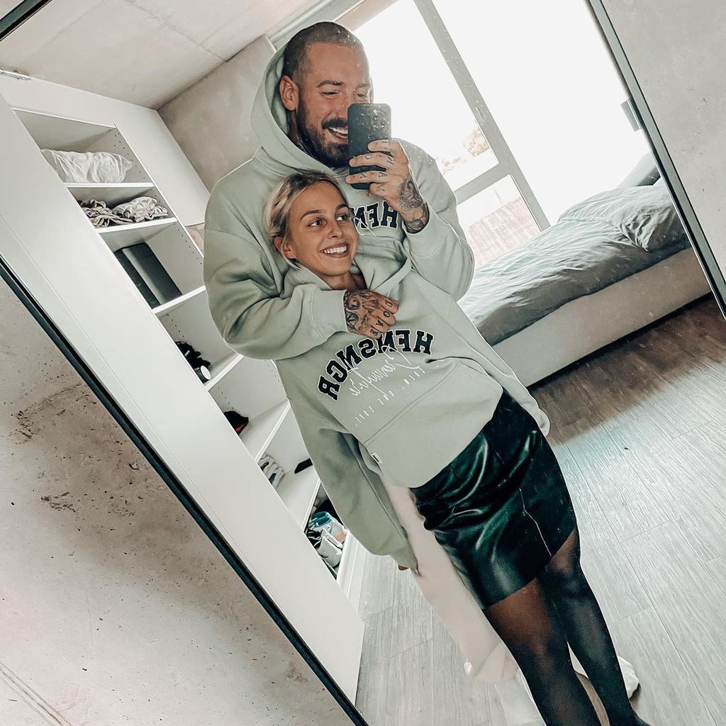 Jan Leyk und seine Partnerin Franzi im September 2022