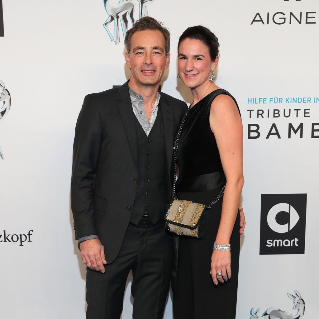 Jan Sosniok und seine Frau Nadine im November 2019 in Baden-Baden