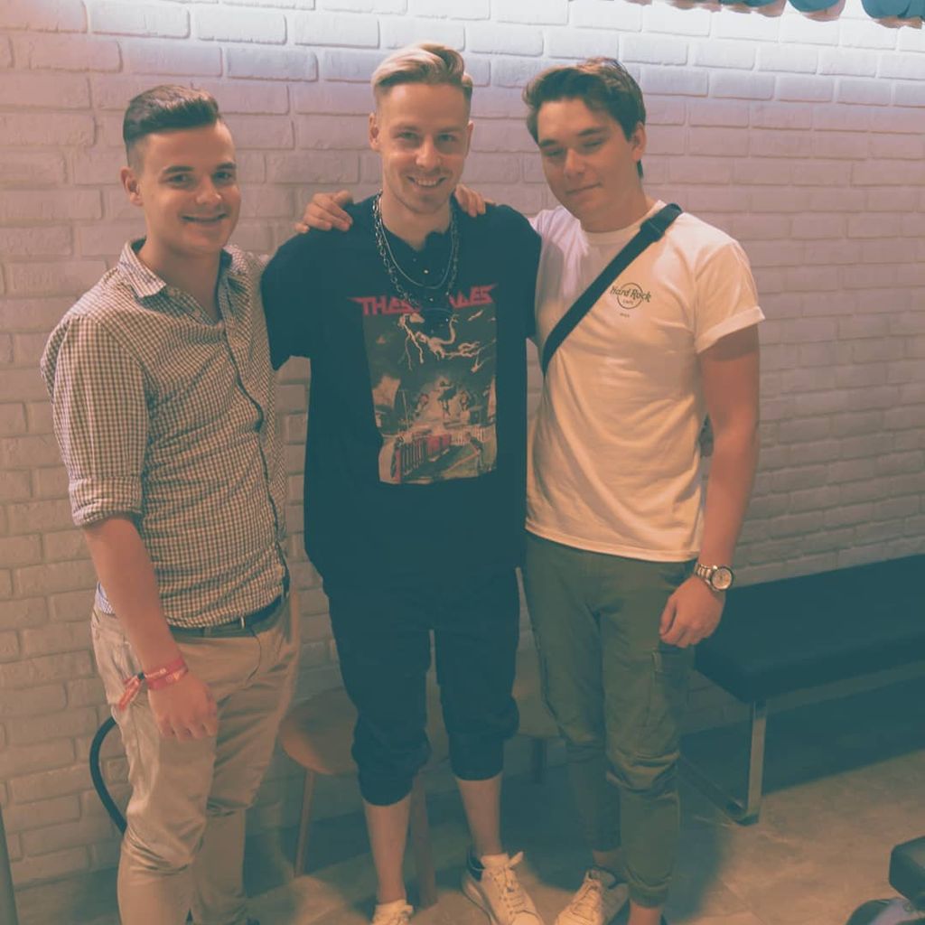 Jan Zimmermann, Rewi und Tim Lehmann, August 2019