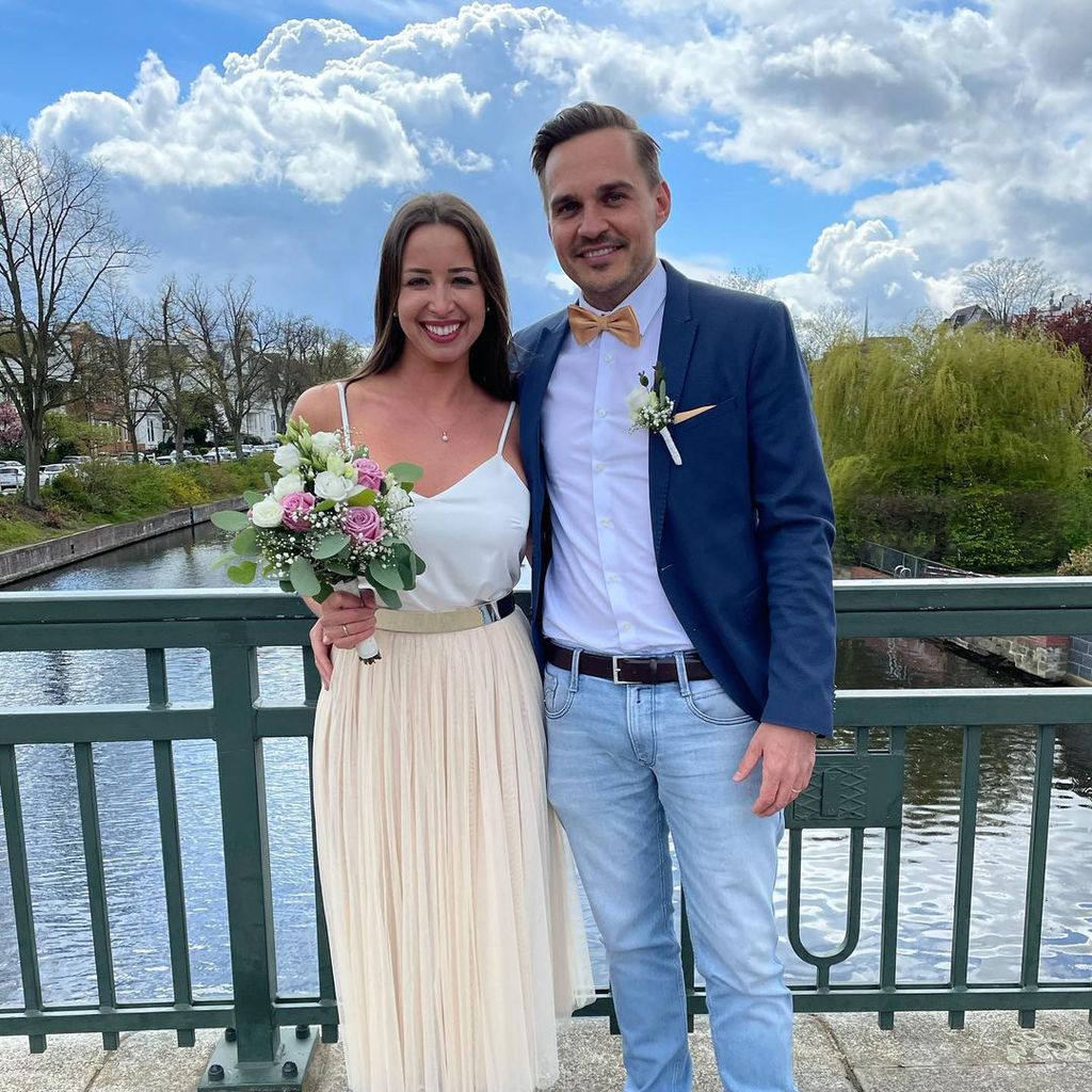 Jana Elena und Sören Altmann an ihrem Hochzeitstag