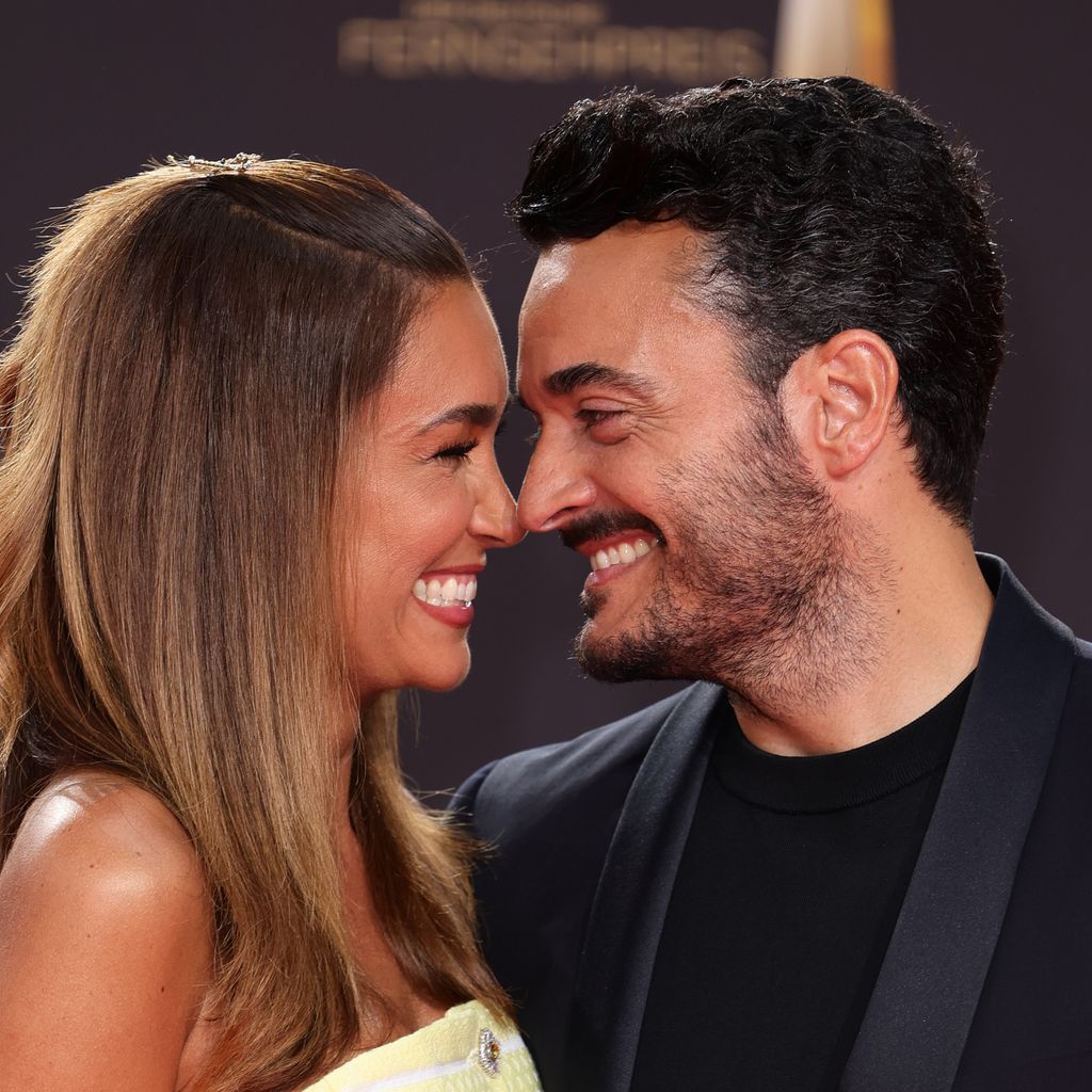 Jana Ina und Giovanni Zarella beim Deutschen Fernsehpreis 2023