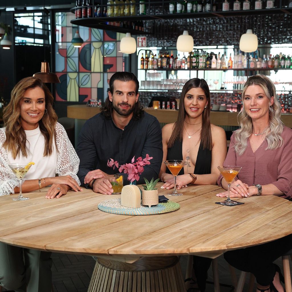 Jana Ina Zarrella, Daniel, Laila und Jasmin bei "Save the Date"