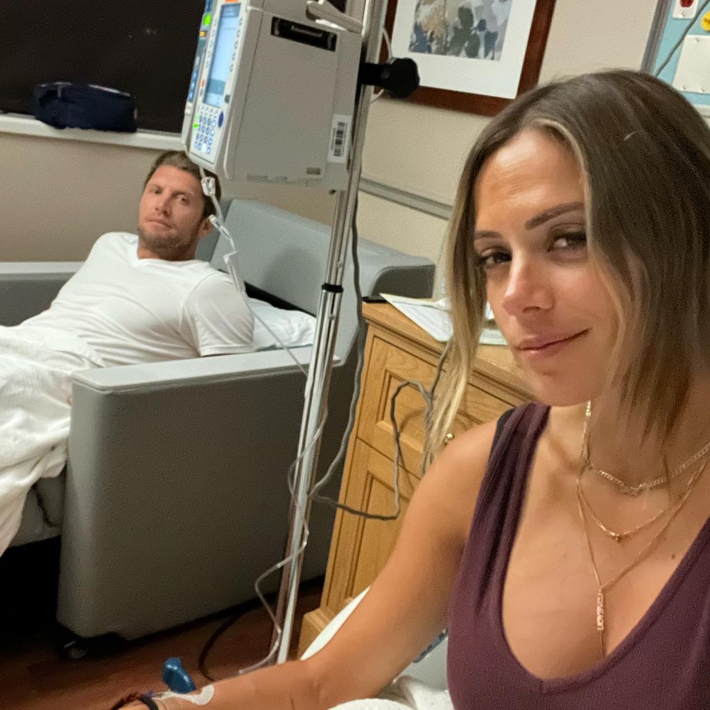 Jana Kramer und Allan Russel im Krankenhaus