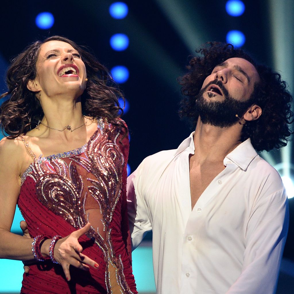 Jana Pallaske und Massimo Sinató bei "Let's Dance" 2016