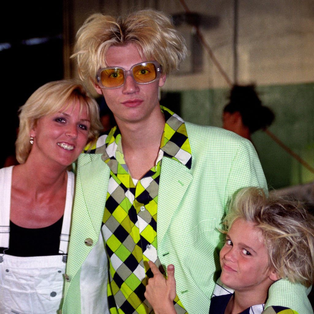 Jane Carter, Nick Carter und Aaron Carter, Juni 1997