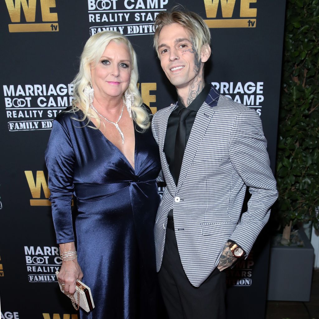Jane Carter und Aaron Carter, Oktober 2019