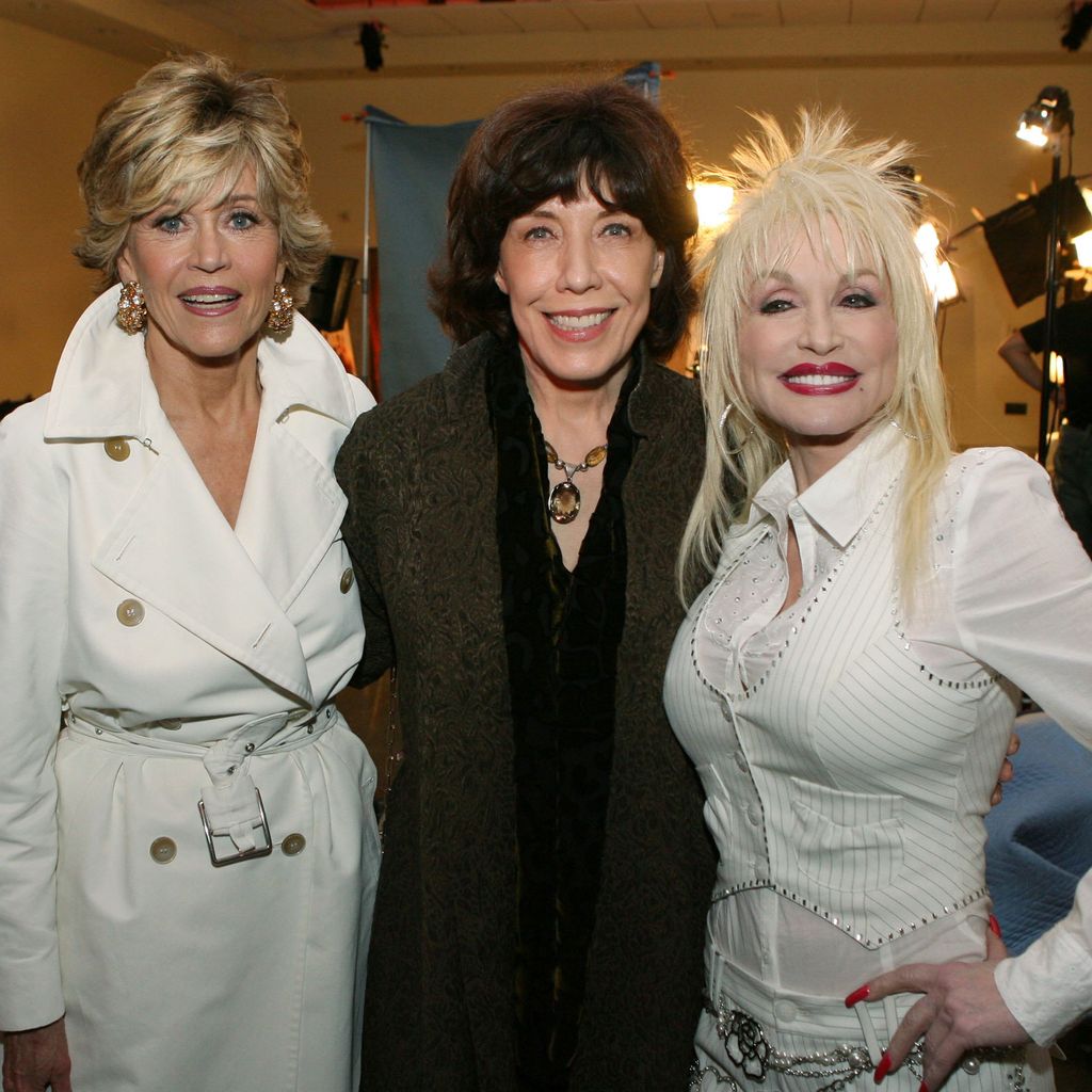 Jane Fonda, Lily Tomlin und Dolly Parton bei der 25-Jahr-Feier zur DVD-Veröffentlichung von "9 to 5" in Los Angeles, 2006