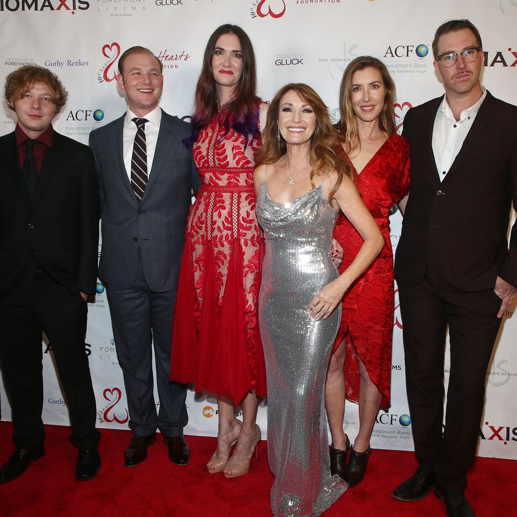 Jane Seymour mit ihrer Familie in Los Angeles, Februar 2020