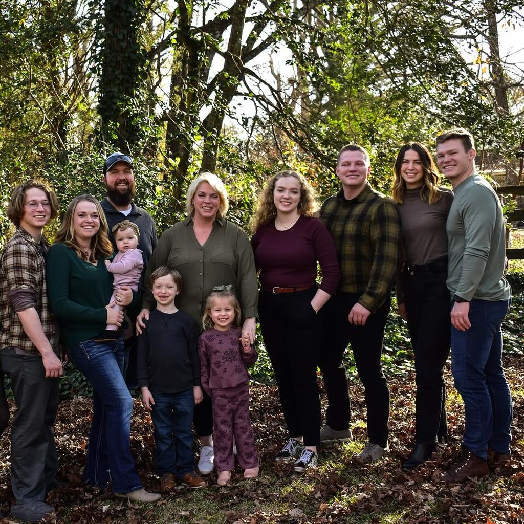 Janelle Brown mit ihrer Familie