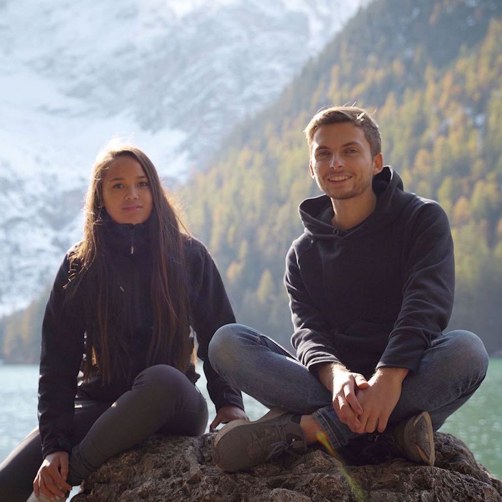 Janet und ihr bester Freund Philipp Mickenbecker im November 2020